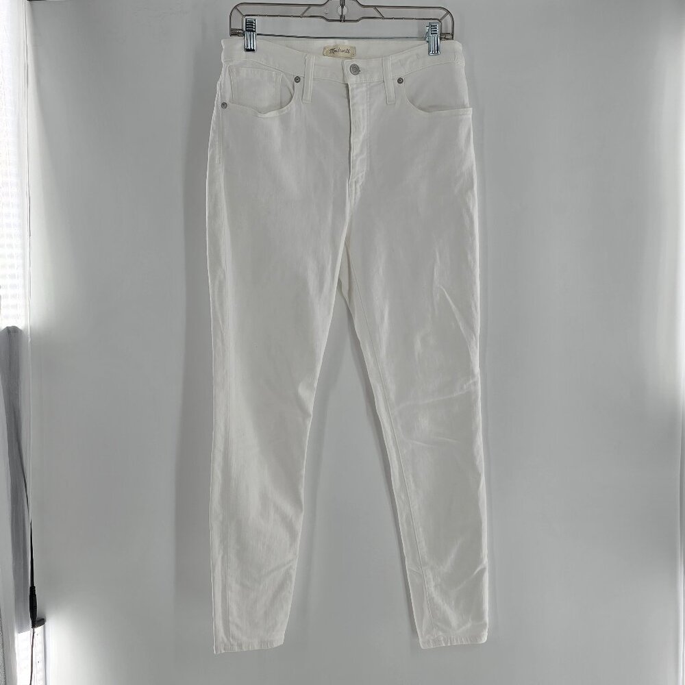 Madewell Women's‎ 9" High-Rise Skinny Ankle Jeans - Size 30 - Pure White